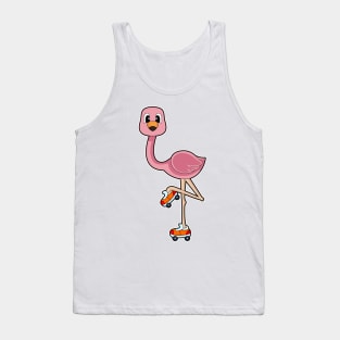 Flamingo Inline skating Roller skates Tank Top